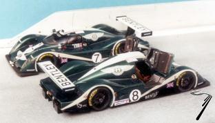 Bentley EXP Speed 8 N�7/8 24H Le Mans portes ouvertes  1/43