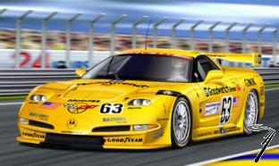 Chevrolet Corvette C5-R 24H Le Mans 1er Cat�gorie GTS  1/25