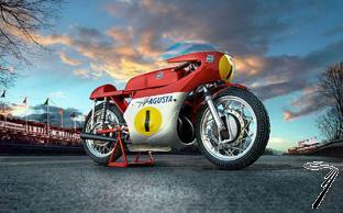 MV Agusta 500cc 3 cylindres  1/9