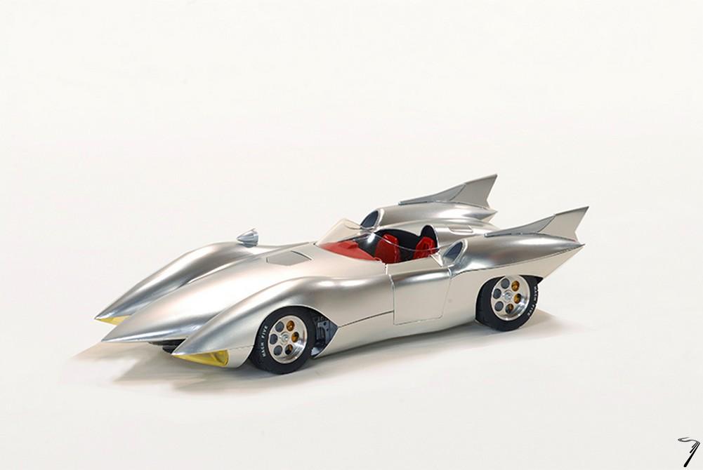 Divers Hamilton Speed Racer Mach 5 Argent - en aluminium - Tatsunoko Production Hamilton Speed Racer Mach 5 Argent - en aluminium - Tatsunoko Production 1/18