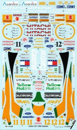 Lotus 107B   1/20