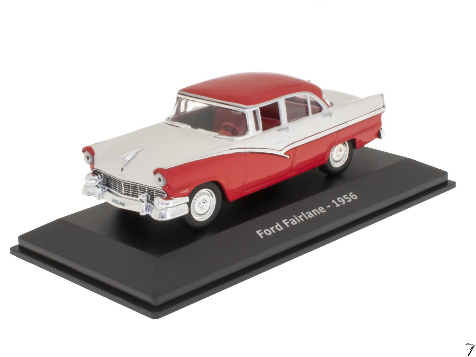Ford . Rouge/Blanc 1/43