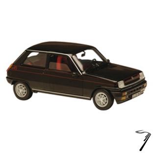 Renault . Alpine Black 1/18