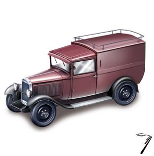 Citroen . 8190 - Fourgon 1/18