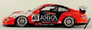 Porsche 997 GT Open Akka #45 1er GTB Valencia  1/43