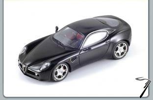 Alfa Romeo Black Geneve Motorshow Black Geneve Motorshow 1/43