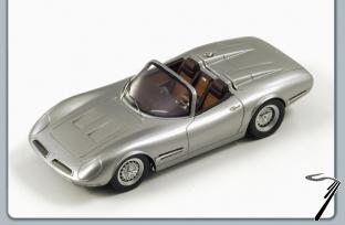 Bizzarini . Spider GT 5300 Si Prototype argent 1/43