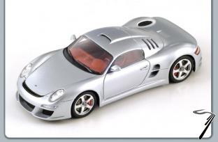 Porsche RUF CTR3 argent CTR3 argent 1/43