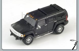Hummer . H3 black 1/43