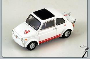Fiat . abarth 695 SS white 1/43
