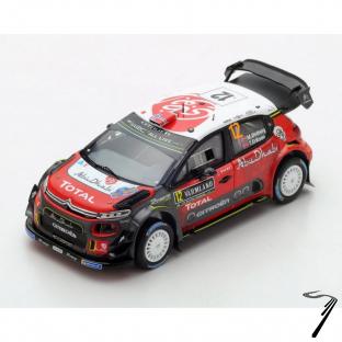 Citroen C3 WRC 6me Rallye de Sude  1/43