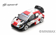Toyota Yaris WRC 1er Rallye Monza - Champion du Monde - avec figurines et drapeau  1/43