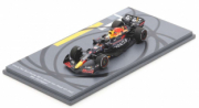 Red Bull RB18 - 1er GP Abu Dhabi - Grande base avec marque de pneu  1/43