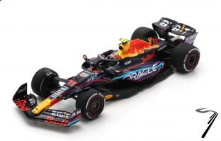 Red Bull RB19 - 2eme GP Miami - Dco liser bleu / violet / rose  1/43