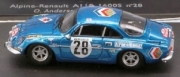 Alpine A 110 1600S 1er Monte Carlo  1/87