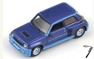 Renault . 5 turbo blue 1/87