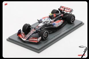 Haas VF-24 - 8eme GP US - Dco bannire toile  1/43