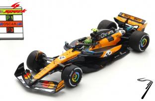 Mac Laren MCL39 1er GP Monaco - D�co Vintage - Avec Pitboard  1/43