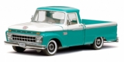 Ford . Pick-up custon turquoise/white 1/18
