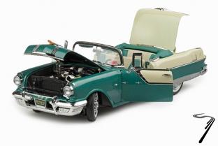 Pontiac . Star Chief Blanc/Turquoise 1/18