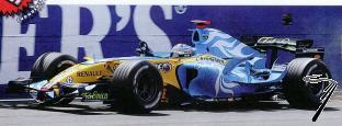 Renault R26 1st British GP  1/43