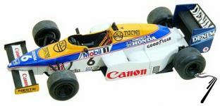 Williams FW10 HONDA Monaco G.P.  1/43