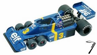 Tyrrell P34 FORD Swedish G.P.  1/43
