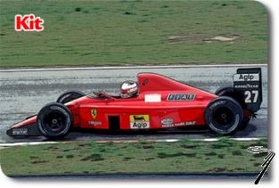 Ferrari F1-89 1er GP Hongrie  1/43