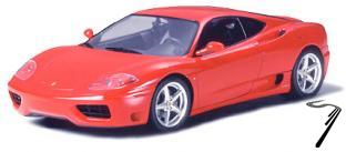 Ferrari 360 Modena Rouge Modena rouge 1/24