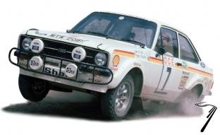 Ford Escort MKII #7 Morocco rally du Maroc  1/43