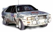 Audi Quattro 4th Rac Rally  1/43