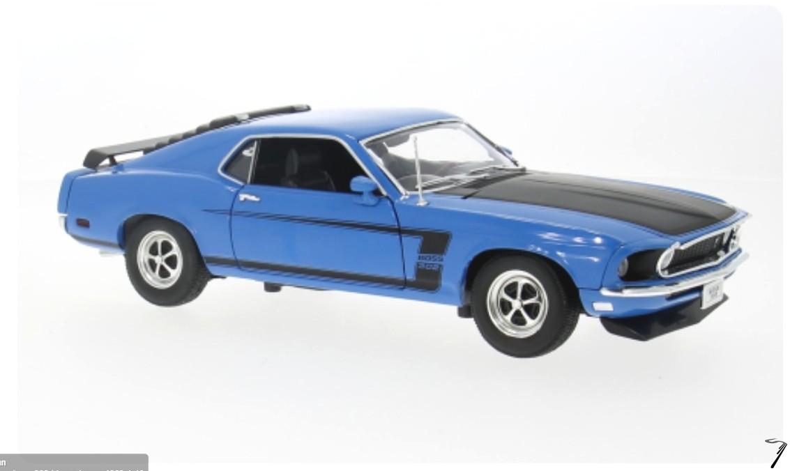 Ford Mustang Boss 3 bleu Boss 3 bleu 1/18