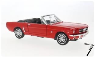 Ford Mustang cabriolet rouge rouge 1/18