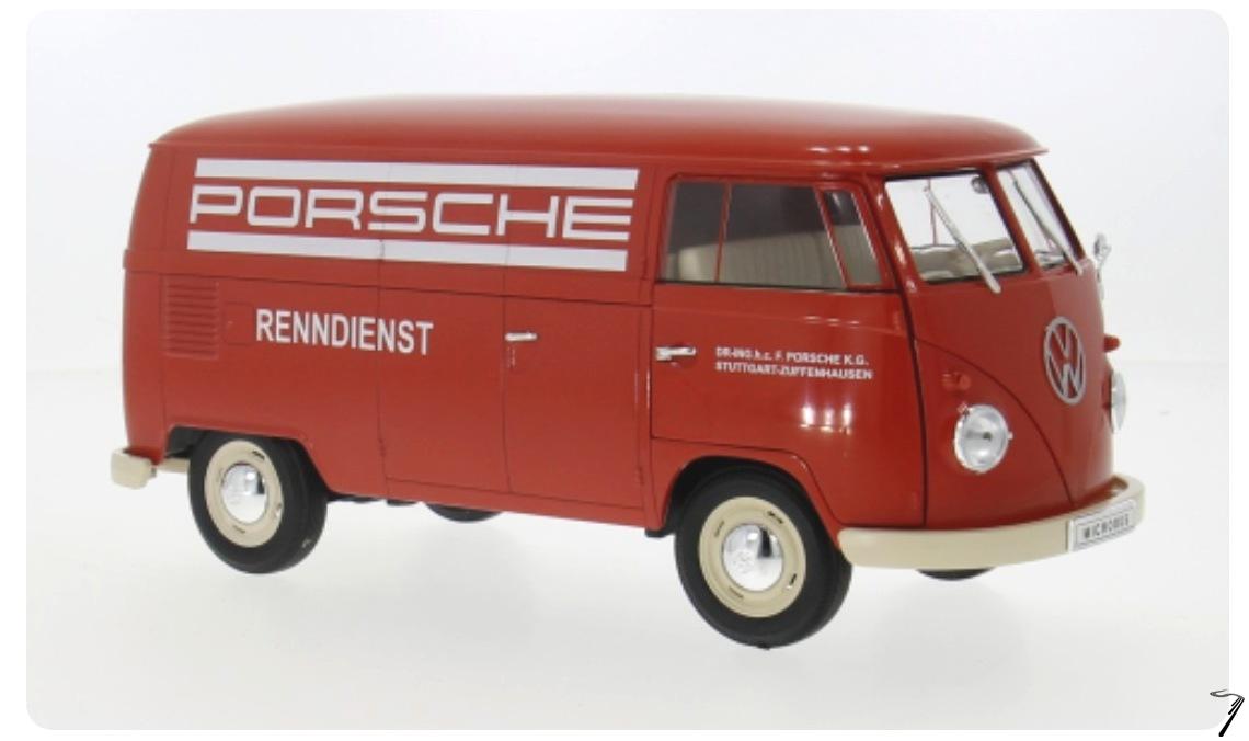 Volkswagen T1 Assistance Porsche Assistance Porsche 1/18