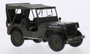 Jeep . U.S. Army - cabriolet fermé 1/18