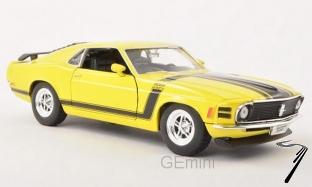 Ford Mustang jaune jaune 1/24