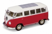 Volkswagen . bus red/white 1/24