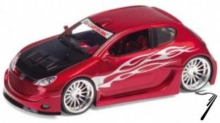 Peugeot 206 couleurs variables  1/24