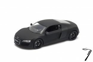 Audi R8 noir mat Noir mat 1/24