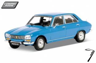 Peugeot . bleu 1/24