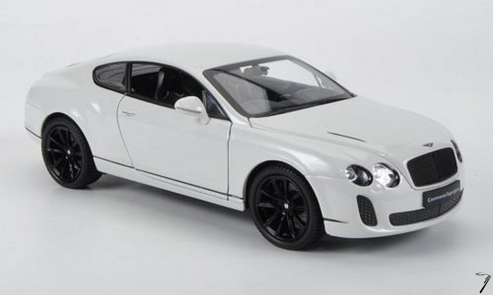 Bentley Continental Supersports blanche Supersports blanche 1/24