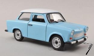 Trabant . bleu/blanc 1/24