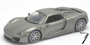 Porsche 918 Spyder hardtop argent Spyder hardtop argent 1/24