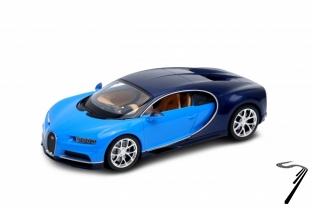 Bugatti Chiron bleu bleu 1/24