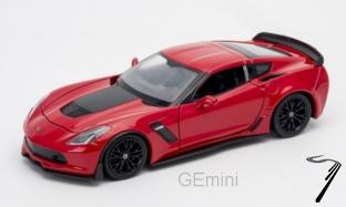 Chevrolet Corvette Z06 rouge Z06 rouge 1/24