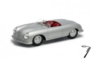 Porsche 356 argent argent 1/24