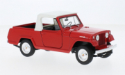 Jeep . Commando Pick Up rouge - Fermé 1/24