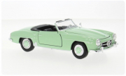 Mercedes . SL (W121) Cabriolet vert pale 1/24