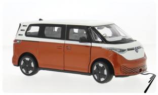 Volkswagen . Orange - Blanc 1/24