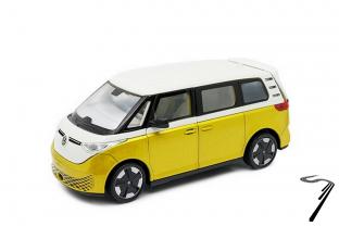 Volkswagen . Jaune - Blanc 1/24